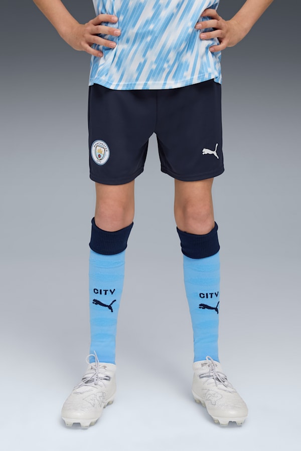 Manchester City 25/26 Shorts Youth, Deep Navy-Team Light Blue, extralarge-GBR