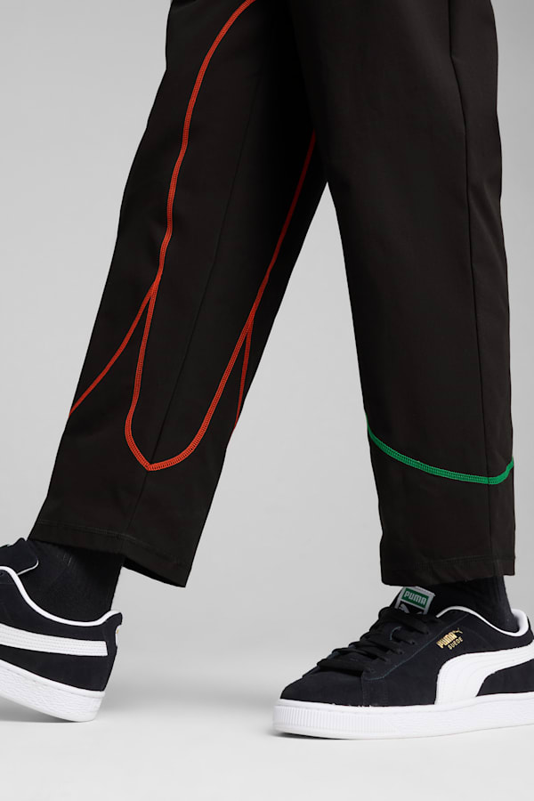 Morocco ftblStatement Track Pants Men, PUMA Black-PUMA Red-Archive Green, extralarge