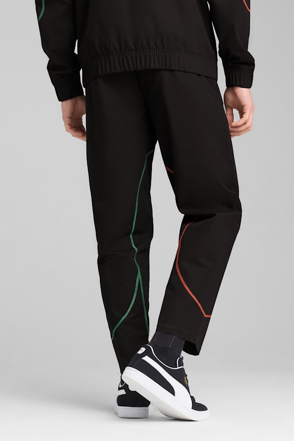 Morocco ftblStatement Track Pants Men, PUMA Black-PUMA Red-Archive Green, extralarge