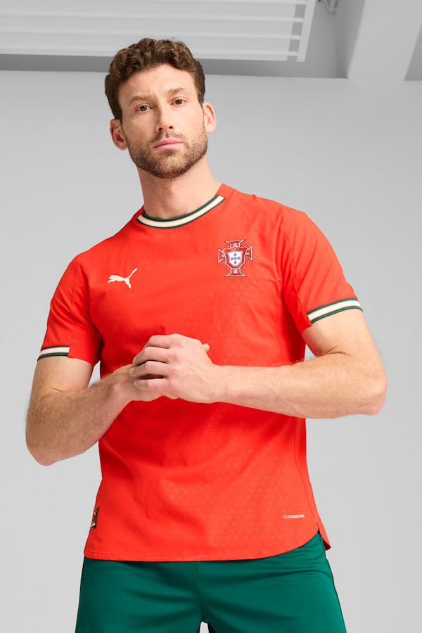 Portugal 2025 Authentic Home Jersey Men, Sport Red-Sugared Almond, extralarge