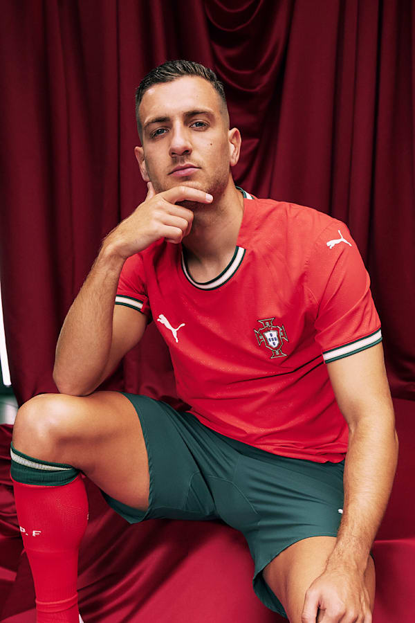 Portugal 2025 Authentic Home Jersey Men, Sport Red-Sugared Almond, extralarge