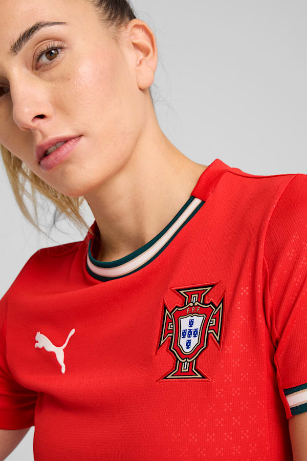 Portugal 2025 Home Jersey Women, Sport Red-Sugared Almond, extralarge