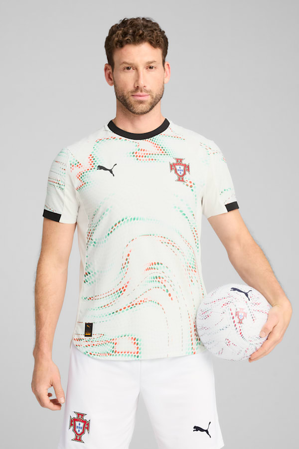 Portugal 2025 Away Authentic Jersey Men, PUMA White-PUMA Black, extralarge-GBR