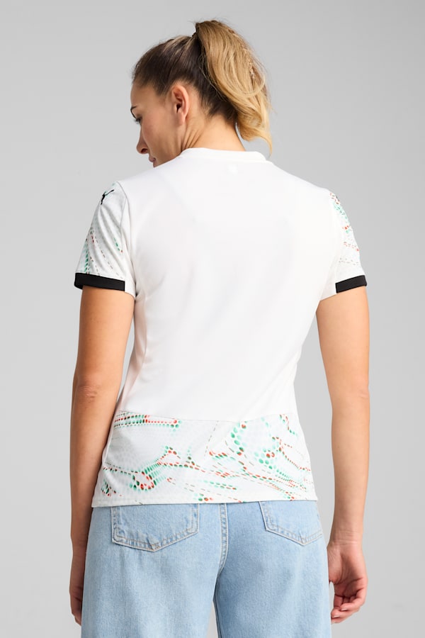 Portugal 2025 Away Jersey Women, PUMA White-PUMA Black, extralarge
