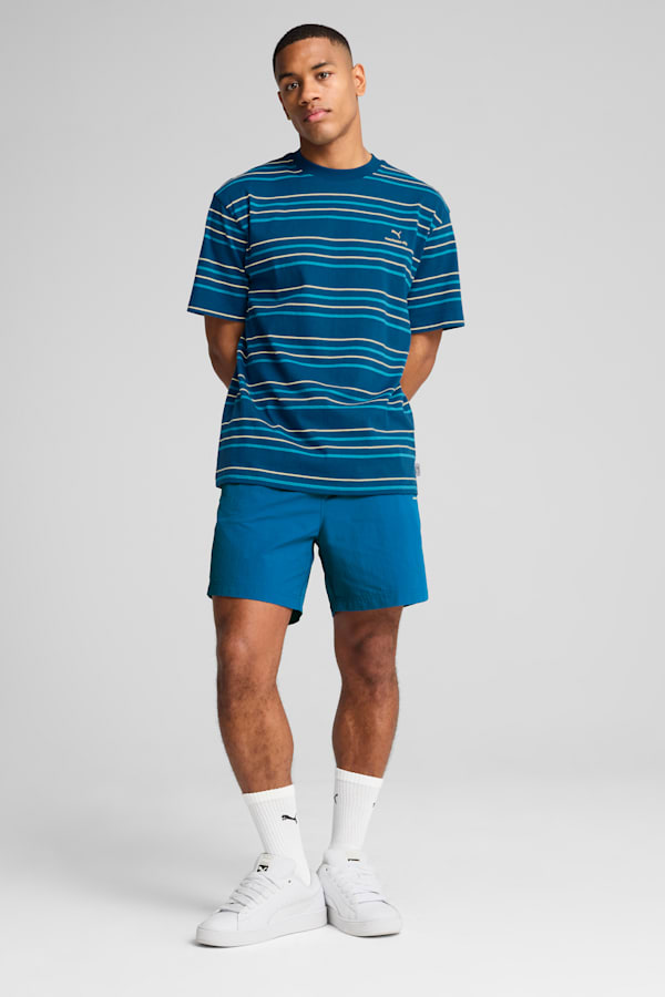 Manchester City MMQ Striped Tee Men, Sailing Blue-Tropical Blue, extralarge-GBR