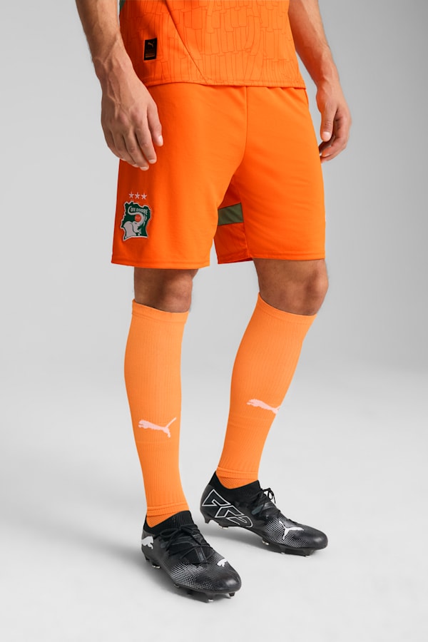 Ivory Coast 2025 Shorts Men, Rickie Orange-Jade Frost, extralarge