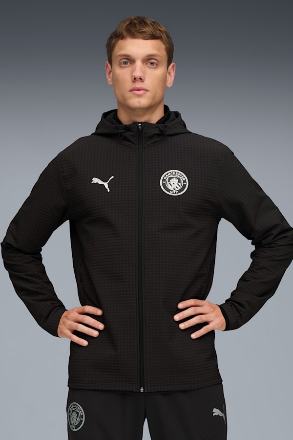 Manchester City Training Softshell Jacket Men, PUMA Black-PUMA Silver, extralarge-GBR