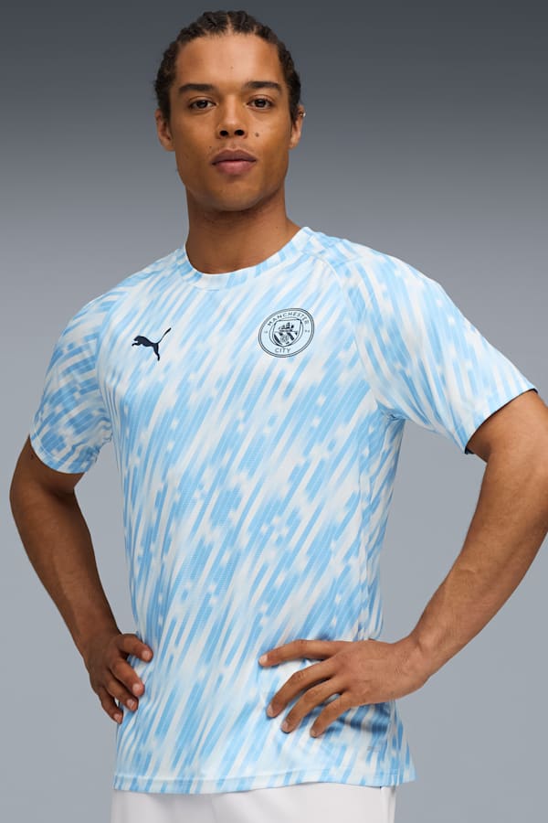 Manchester City Pre-match Jersey Men, Silver Sky, extralarge-GBR