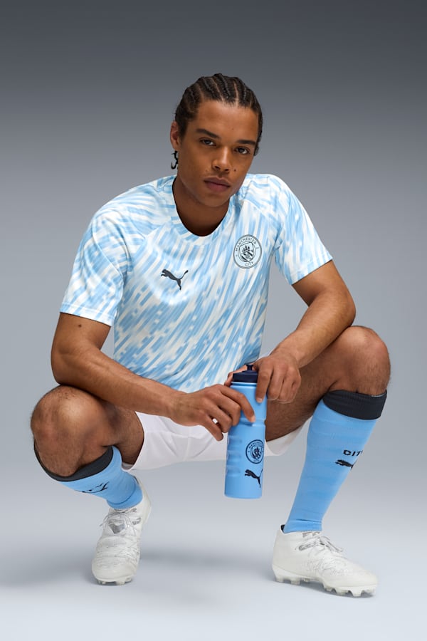 Manchester City Pre-match Jersey Men, Silver Sky, extralarge-GBR
