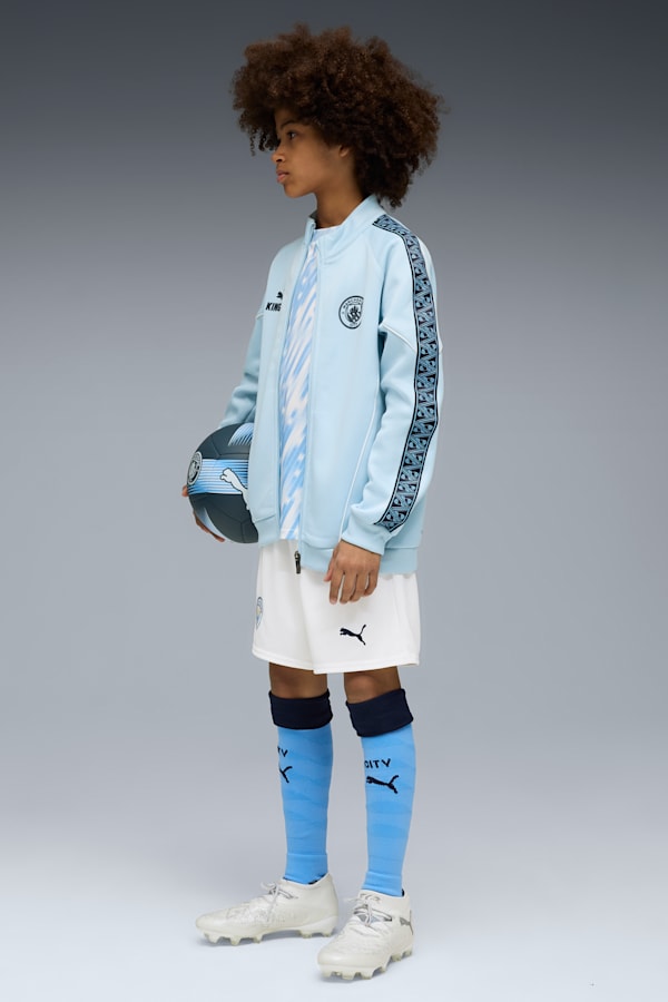 Manchester City KING Anthem Jacket Youth, Silver Sky-Deep Navy, extralarge-GBR