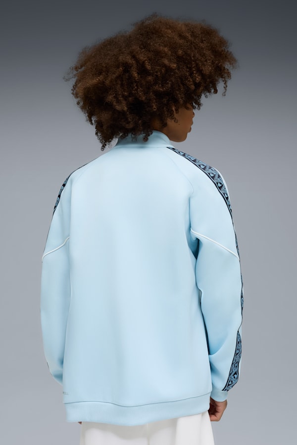Manchester City KING Anthem Jacket Youth, Silver Sky-Deep Navy, extralarge-GBR