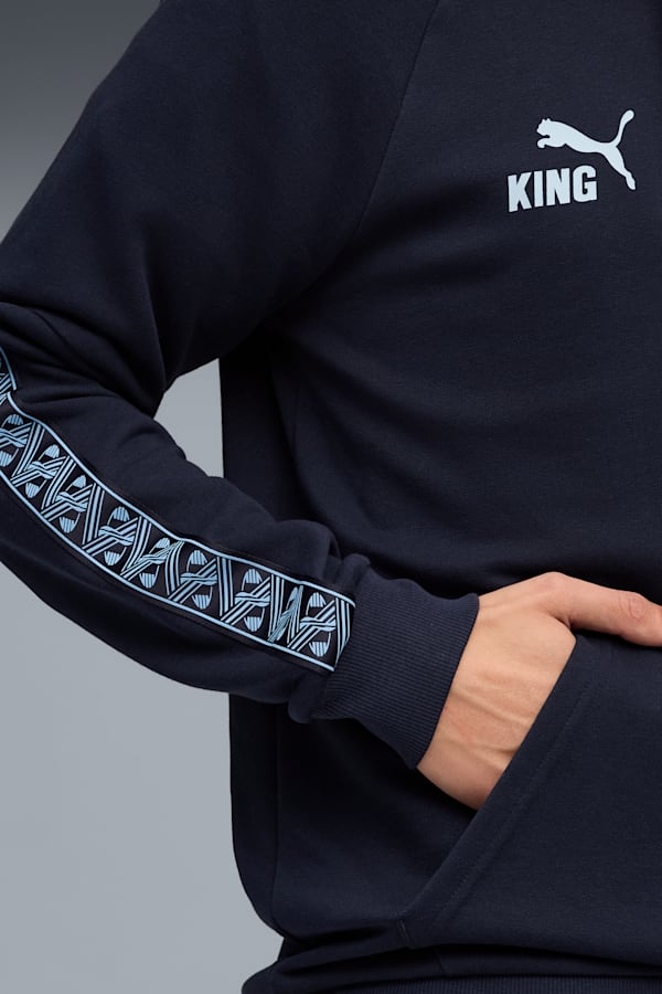 Manchester City KING Hoodie Men, Deep Navy-Team Light Blue, extralarge-GBR