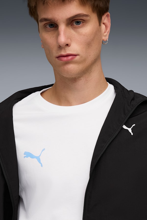 Manchester City FtblEssentials Tee Men, PUMA White-Team Light Blue, extralarge-GBR