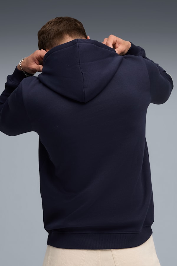 Manchester City FtblEssentials Hoodie Men, PUMA Navy-Team Light Blue, extralarge-GBR