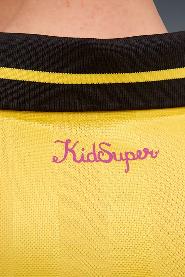 KIDSUPER x BORUSSIA DORTMUND Retro Shirt Men, Faster Yellow-PUMA Black, extralarge-GBR