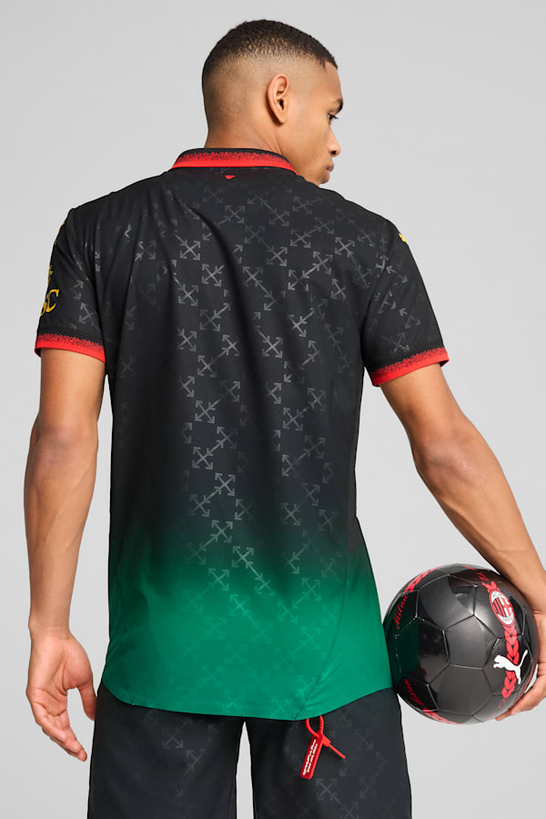 AC MILAN x OFF-WHITE™ Authentic Jersey Men, PUMA Black-Power Green, extralarge-GBR