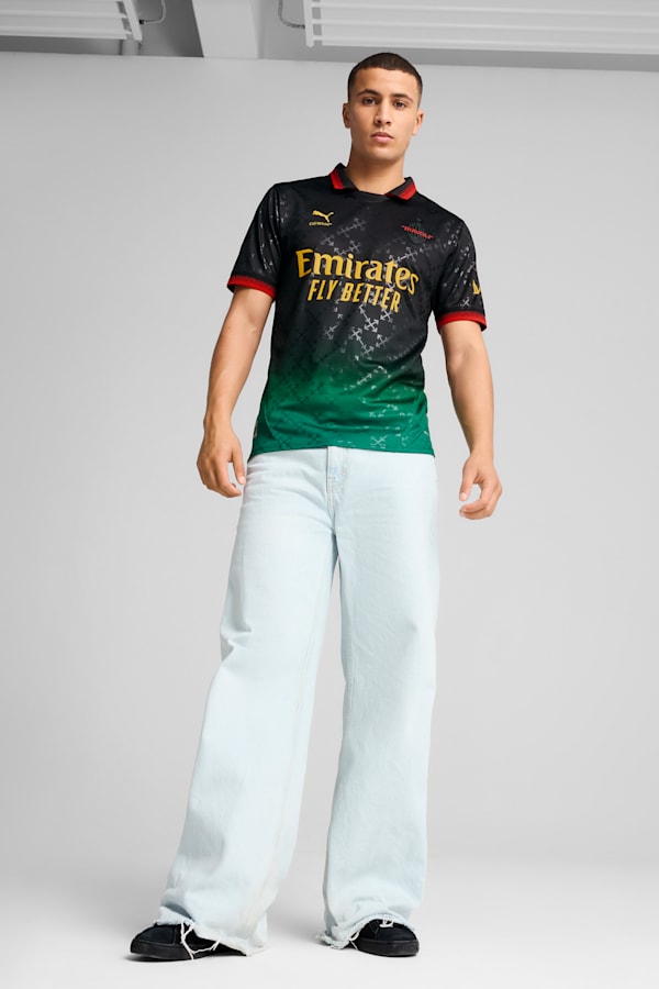 AC MILAN x OFF-WHITE™ Replica Jersey Men, PUMA Black-Power Green, extralarge-GBR