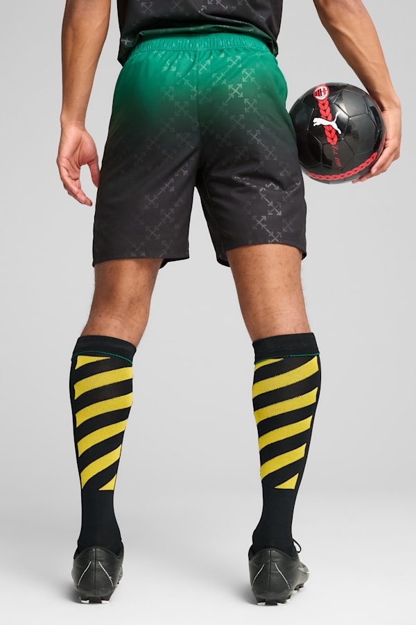 AC MILAN x OFF-WHITE™ Authentic Shorts Men, PUMA Black-Power Green, extralarge-GBR