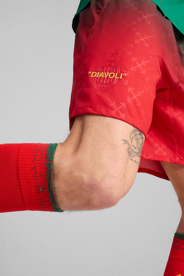 AC MILAN x OFF-WHITE™ Authentic Shorts Men, For All Time Red-PUMA Black, extralarge-GBR