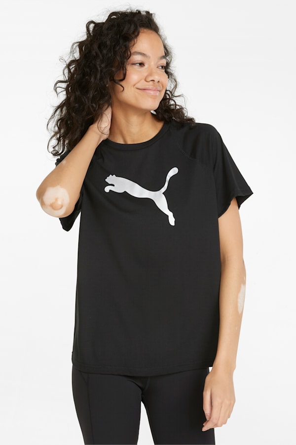 Evostripe Women's Tee, Puma Black, extralarge