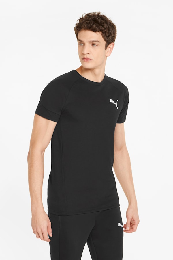 Evostripe Men's Tee, Puma Black, extralarge