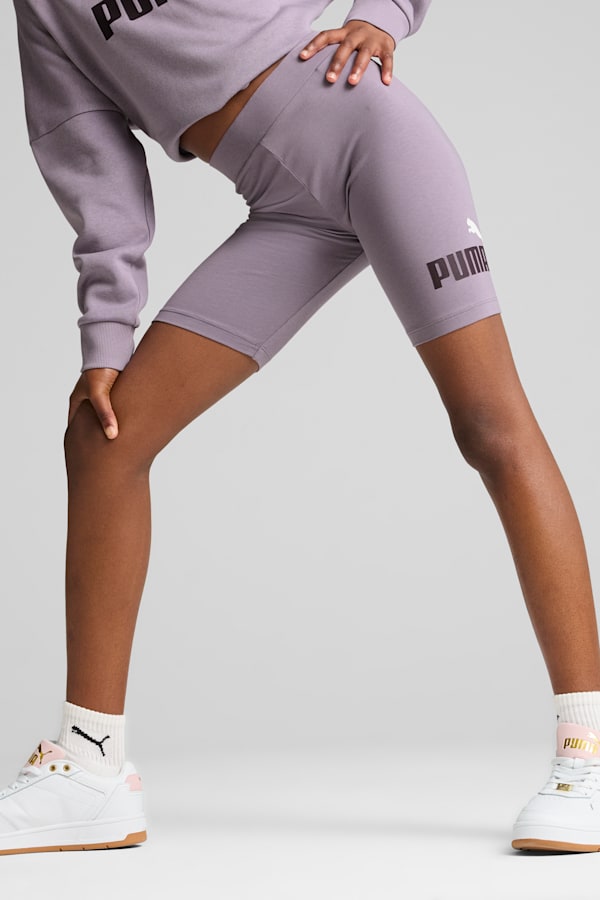 Essentials Logo Short Tights Youth, Pale Plum, extralarge-GBR