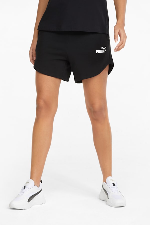 Essentials High Waist Shorts Women, Puma Black, extralarge