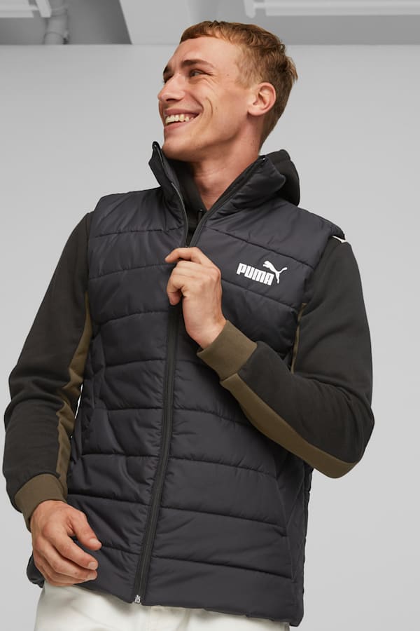 Essentials Padded Vest Men, Puma Black, extralarge