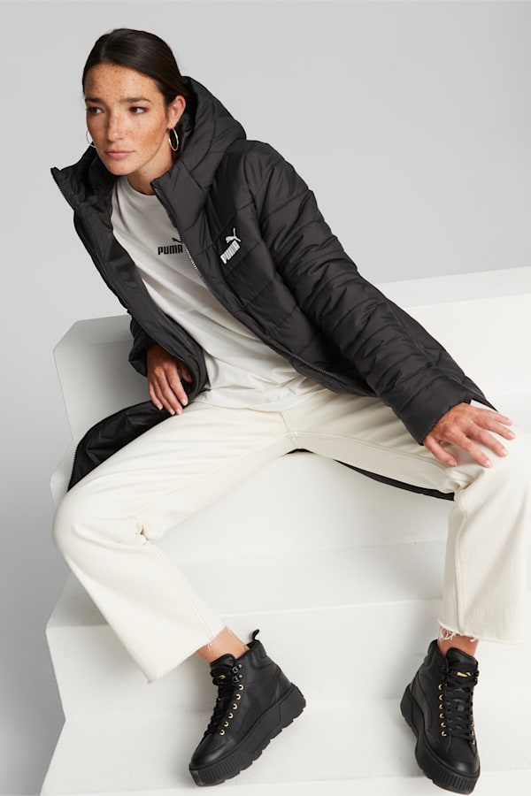 Essentials Padded Coat Women, Puma Black, extralarge