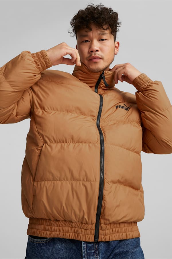 Essentials+ Puffer Jacket Men, Desert Tan, extralarge-GBR