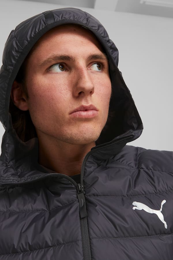 Hooded down jacket on sale