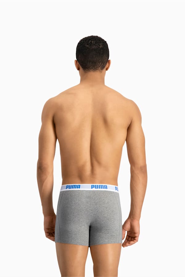 Basic Short Boxer  2 Pack, blue-grey, extralarge