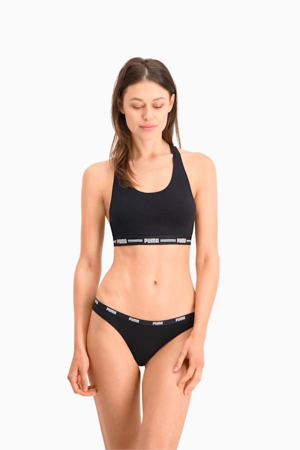 PUMA Women's String 3 Pack, black, extralarge