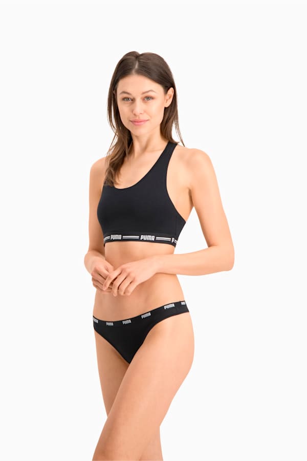 PUMA Women's String 3 Pack, black, extralarge