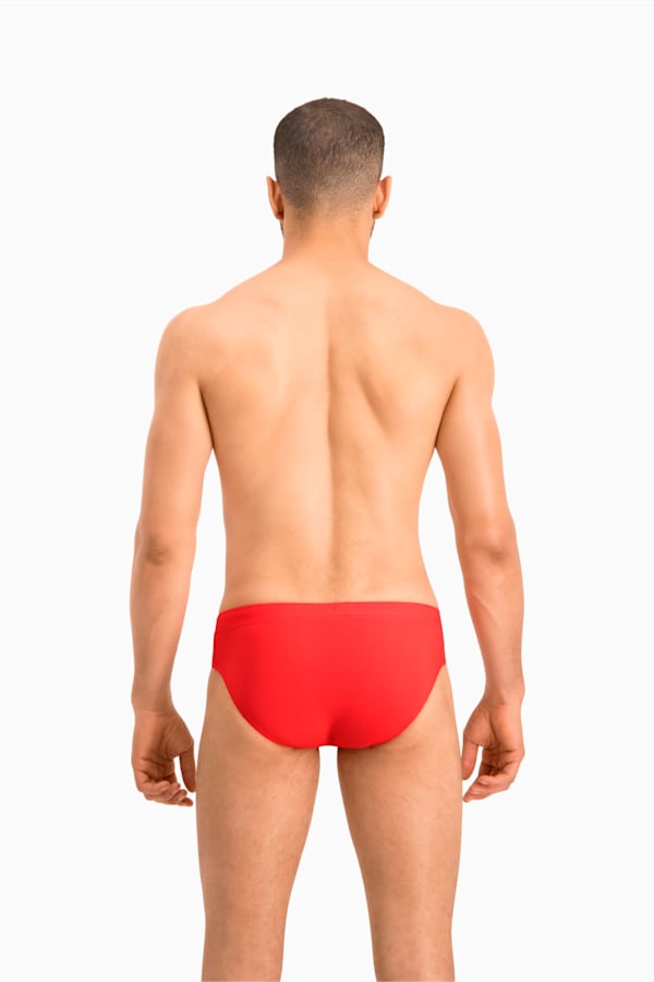 PUMA Swim Classic Men's Swimming Brief, red, extralarge