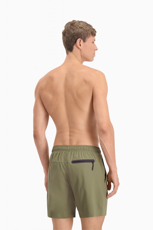 PUMA Swim Mid-Length Men's Swimming Shorts, army green, extralarge-GBR