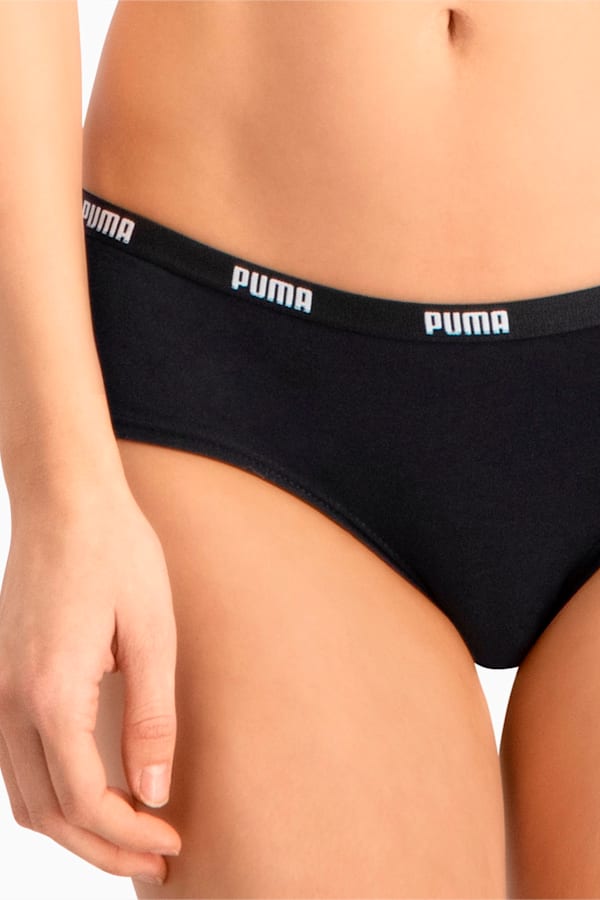 PUMA Women's Hipster 2 Pack, black, extralarge