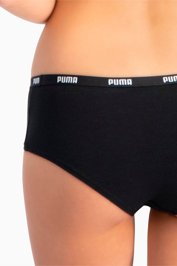 PUMA Women's Hipster 2 Pack, black, extralarge
