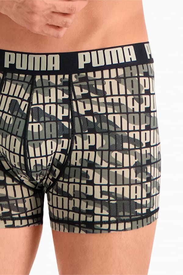 PUMA Men's Camo Boxer 2 pack, sand combo, extralarge-GBR