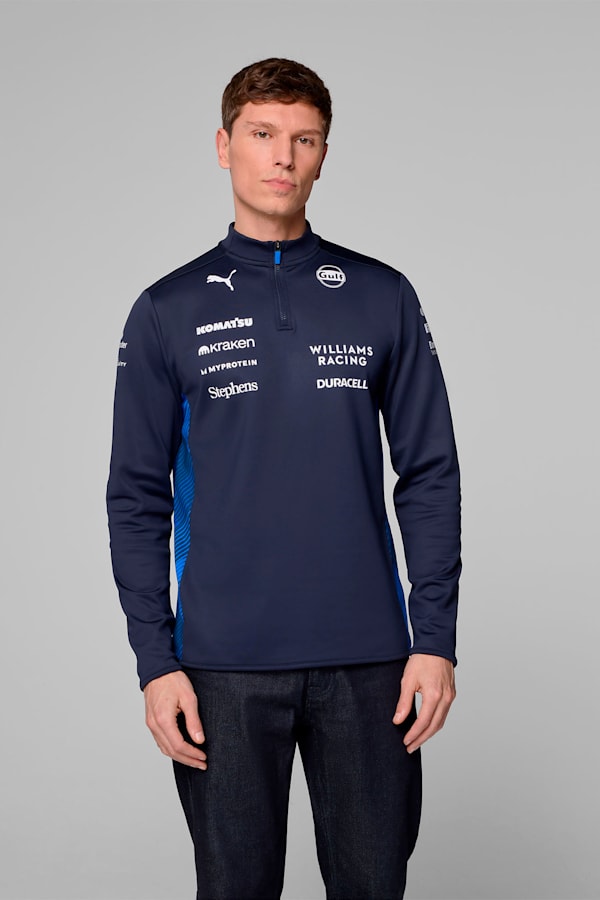 Williams Racing 2025 Replica 1/4 Zip Top Men, NAVY, extralarge-GBR