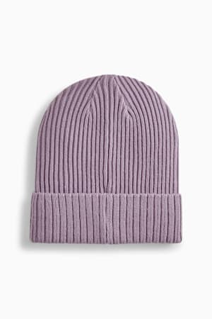 Classic Cuff Ribbed Beanie, Pale Plum, extralarge-GBR