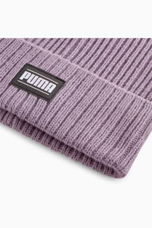 Classic Cuff Ribbed Beanie, Pale Plum, extralarge-GBR