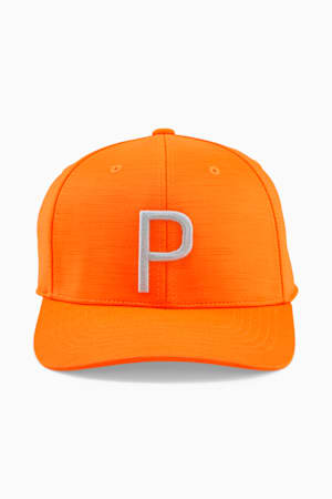 P Golf Cap, Rickie Orange-Cool Mid Gray, extralarge-GBR