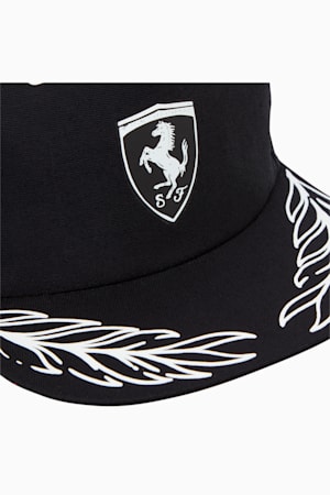 SCUDERIA FERRARI x JOSHUA VIDES Flat Brim Cap, PUMA Black, extralarge-GBR