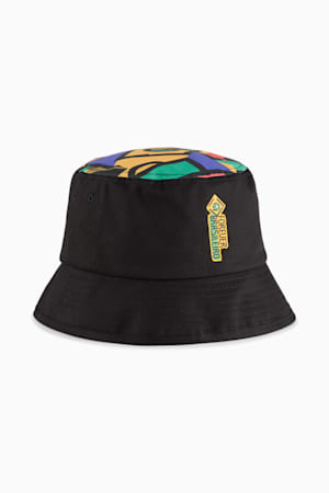 PUMA x NEYMAR JR Bucket Hat, Sunset Glow-Sun Stream-PUMA Green-PUMA Black, extralarge-GBR