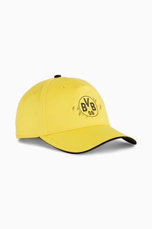 Borussia Dortmund ftblESSENTIALS Cap, Faster Yellow-PUMA Black, extralarge-GBR