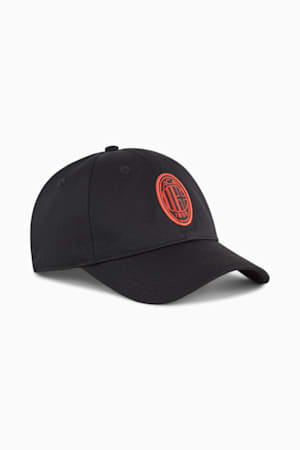 AC Milan ftblESSENTIALS Cap, PUMA Black-For All Time Red, extralarge-GBR