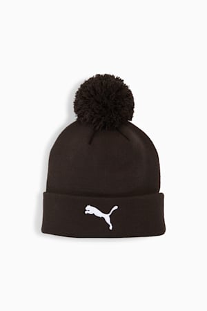 RB Leipzig ftblESSENTIALS Pom Pom Beanie, PUMA Black-PUMA White, extralarge-GBR