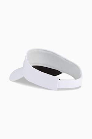 Sport Golf Visor Women, White Glow-PUMA Black, extralarge-GBR