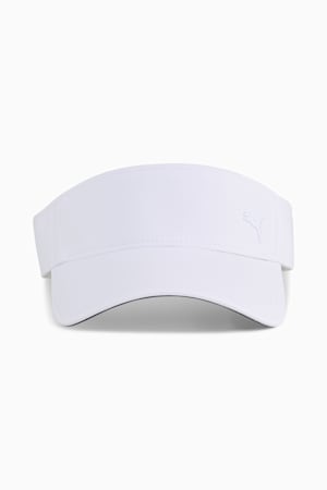 Sport Golf Visor Women, White Glow-PUMA Black, extralarge-GBR